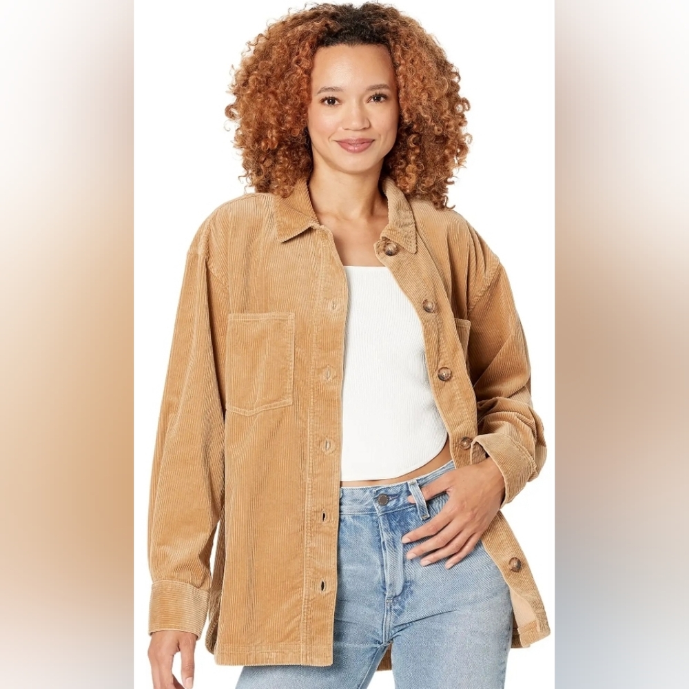 Madewell Corduroy Kentwood Oversized Shirt-Jacket